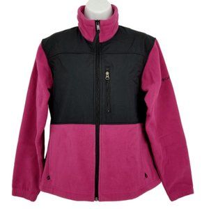 Columbia Sportswear Women's Pink Fleece Long Sleeve Full Zip Jacket Size L